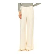 Kirahn Full Length Geplooide Broek Ralph Lauren , Beige , Dames