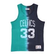 Larry Bird NBA Tie Dye Tank Mitchell & Ness , Multicolor , Heren