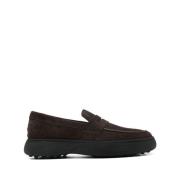 Bruin Suède Knuffel Schoenen Tod's , Brown , Heren