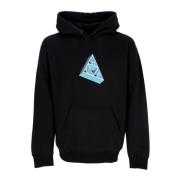 Zwarte Triple Triangle Hoodie HUF , Black , Heren