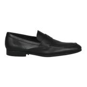 Leren Loafers in Amandelvorm Tod's , Black , Heren