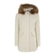 Arctic Raccoon Parka Woolrich , Beige , Dames