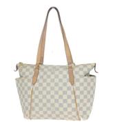 Pre-owned Canvas louis-vuitton-bags Louis Vuitton Vintage , Beige , Da...