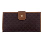 Pre-owned Plastic wallets Celine Vintage , Brown , Dames