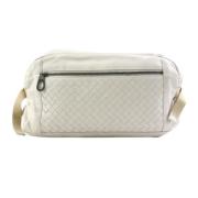 Pre-owned Leather clutches Bottega Veneta Vintage , Beige , Dames