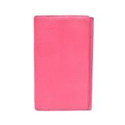 Pre-owned Leather wallets Hermès Vintage , Pink , Dames