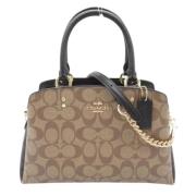 Pre-owned Fabric handbags Coach Pre-owned , Beige , Dames