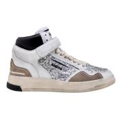 Glitter High Top Sneakers Ghoud , White , Dames