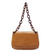 Pre-owned Leather prada-bags Prada Vintage , Beige , Dames