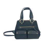 Pre-owned Leather handbags Bvlgari Vintage , Black , Dames