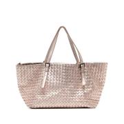 Pre-owned Leather totes Bottega Veneta Vintage , Gray , Dames