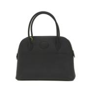 Pre-owned Leather handbags Hermès Vintage , Black , Dames