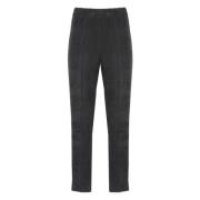 Zwarte Corduroy Elastische Taille Broek D.Exterior , Black , Dames