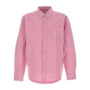 Donkerroze Poplin Overhemd Our Legacy , Pink , Heren