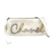 Pre-owned Leather chanel-bags Chanel Vintage , White , Dames