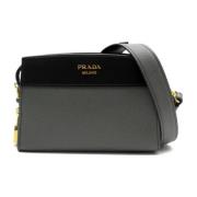 Pre-owned Leather prada-bags Prada Vintage , Black , Dames