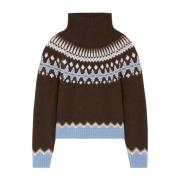 Gezellige Sweaters Collectie Alanui , Brown , Dames