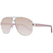 Roségoud Aviator Zonnebril Guess , Yellow , Dames