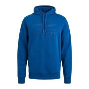 Zachte Terry Hooded Geborstelde Jas PME Legend , Blue , Heren