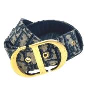 Pre-owned Fabric belts Dior Vintage , Blue , Dames