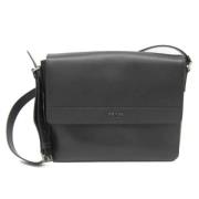 Pre-owned Leather prada-bags Prada Vintage , Black , Heren