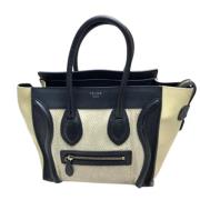 Pre-owned Leather celine-bags Celine Vintage , Beige , Dames