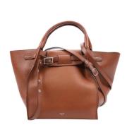 Pre-owned Leather handbags Celine Vintage , Brown , Dames