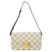 Pre-owned Coated canvas celine-bags Celine Vintage , White , Dames