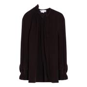 Stijlvolle Blouse voor Vrouwen Victoria Beckham , Black , Dames