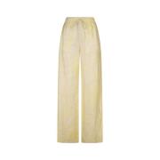 Gele zijden pyjamabroek Stella McCartney , Yellow , Dames