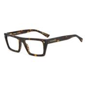 Stijlvolle brilmonturen voor mannen Dsquared2 , Brown , Unisex