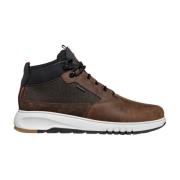 Bruine Casual Herenlaarzen Geox , Brown , Heren