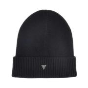 Stijlvolle Beanie Hoed Guess , Black , Heren