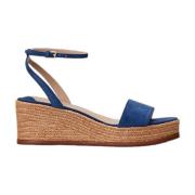 Wig Sandalen Ralph Lauren , Blue , Dames