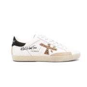 Platte schoenen voor vrouwen Premiata , White , Dames