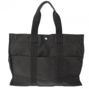 Pre-owned Fabric totes Hermès Vintage , Gray , Unisex