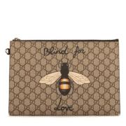 Pre-owned Coated canvas wallets Gucci Vintage , Beige , Dames