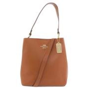 Pre-owned Leather handbags Coach Pre-owned , Brown , Dames