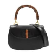 Pre-owned Leather gucci-bags Gucci Vintage , Black , Dames