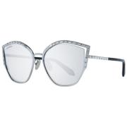 Zilveren Dames Cat Eye Zonnebril Swarovski , Gray , Dames