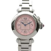 Pre-owned Metal watches Cartier Vintage , Pink , Heren