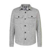 Donegal Overshirt in Middengrijs Profuomo , Gray , Heren