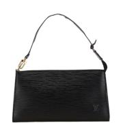 Pre-owned Leather louis-vuitton-bags Louis Vuitton Vintage , Black , D...