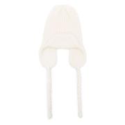 Mohair Trapper Hat Forte Forte , White , Dames