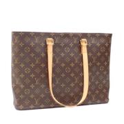 Pre-owned Fabric louis-vuitton-bags Louis Vuitton Vintage , Brown , Da...