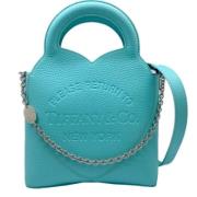 Pre-owned Leather totes Tiffany & Co. Pre-owned , Blue , Dames