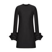 Zwarte Jurk Aw24 Damesmode Valentino Garavani , Black , Dames