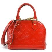 Pre-owned Leather louis-vuitton-bags Louis Vuitton Vintage , Red , Dam...