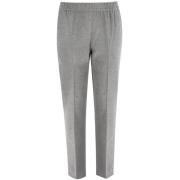 Klassieke elastische taille sigarettenbroek Le Tricot Perugia , Gray ,...