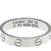 Pre-owned White Gold rings Cartier Vintage , Gray , Dames